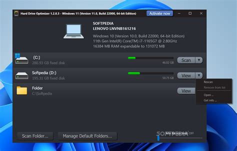 Hard Drive Optimizer 1.7.0.9